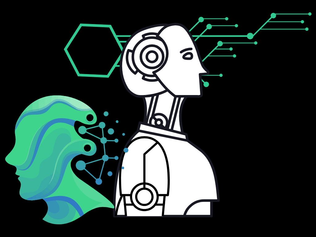 Ilustração de Automação e RPA